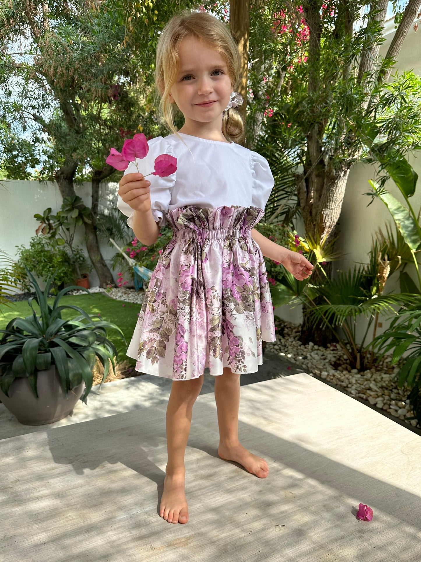 Peony- Top with Puffy Sleeves