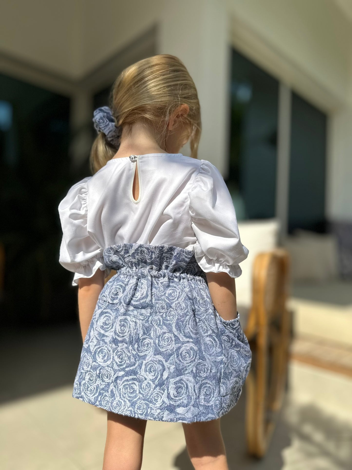 Peony- Top with Puffy Sleeves