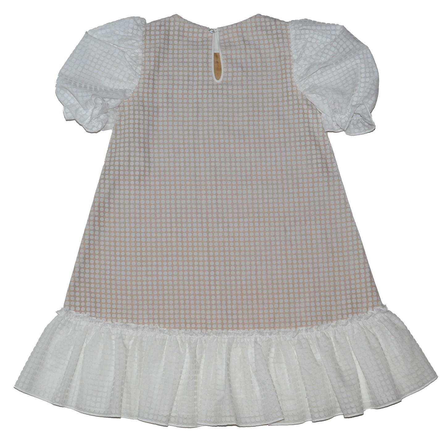 Thistle - Ruffle Dress With Puffy Sleeves