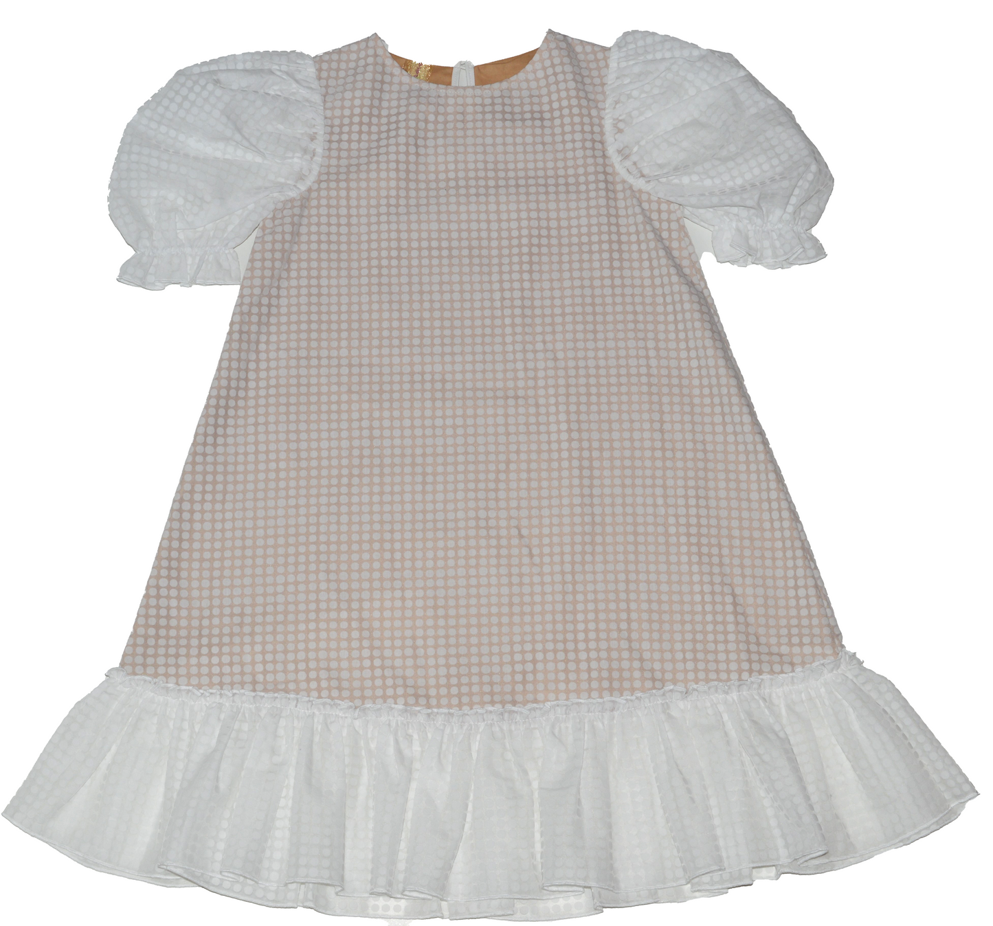 Thistle - Ruffle Dress With Puffy Sleeves
