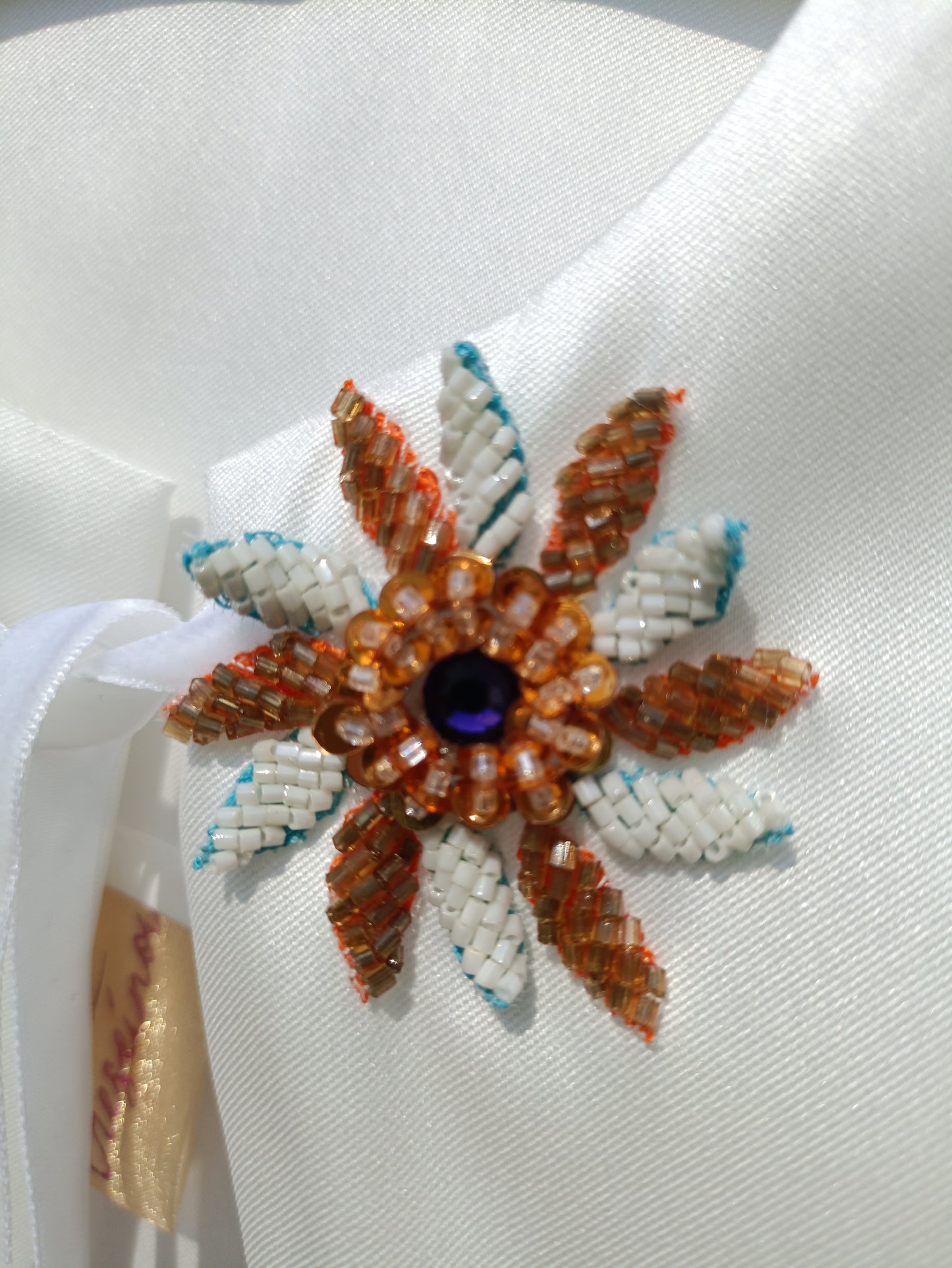 Gerbera-Jacket with Hand Embroidery